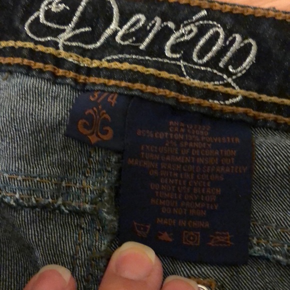 Rare Dereon Jeans by Beyoncé , size 3/4 . - Picture 7 of 7